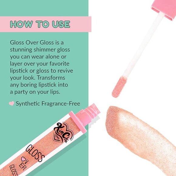 KIMCHI CHIC BEAUTY Gloss Over Gloss in Nectar (BRAND NEW &‎ SEALED!) - Picture 4 of 6